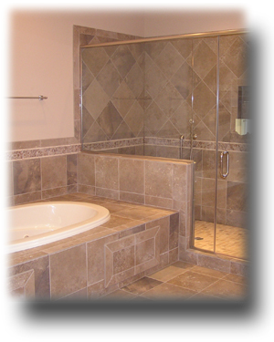 Porcelain Tile Custom Shower